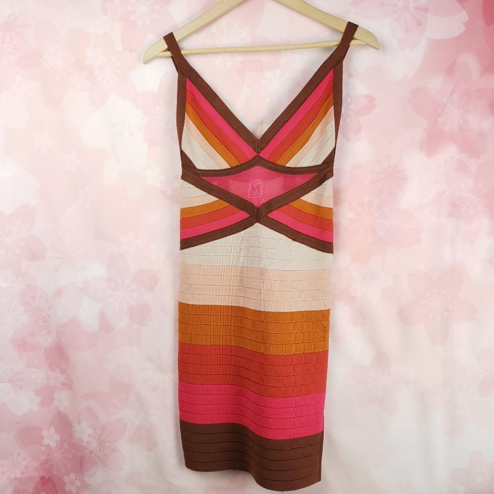Missoni Multicolor Striped Bandage Dress 4 Small